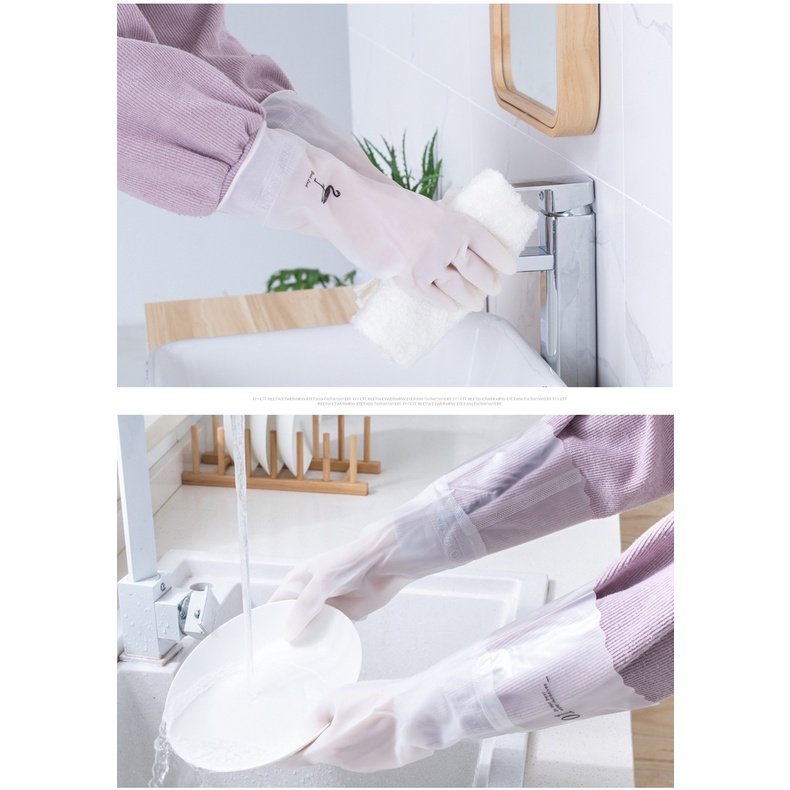Găng Tay Cao Su Rửa Bát Rửa Chén bảo vệ da tay