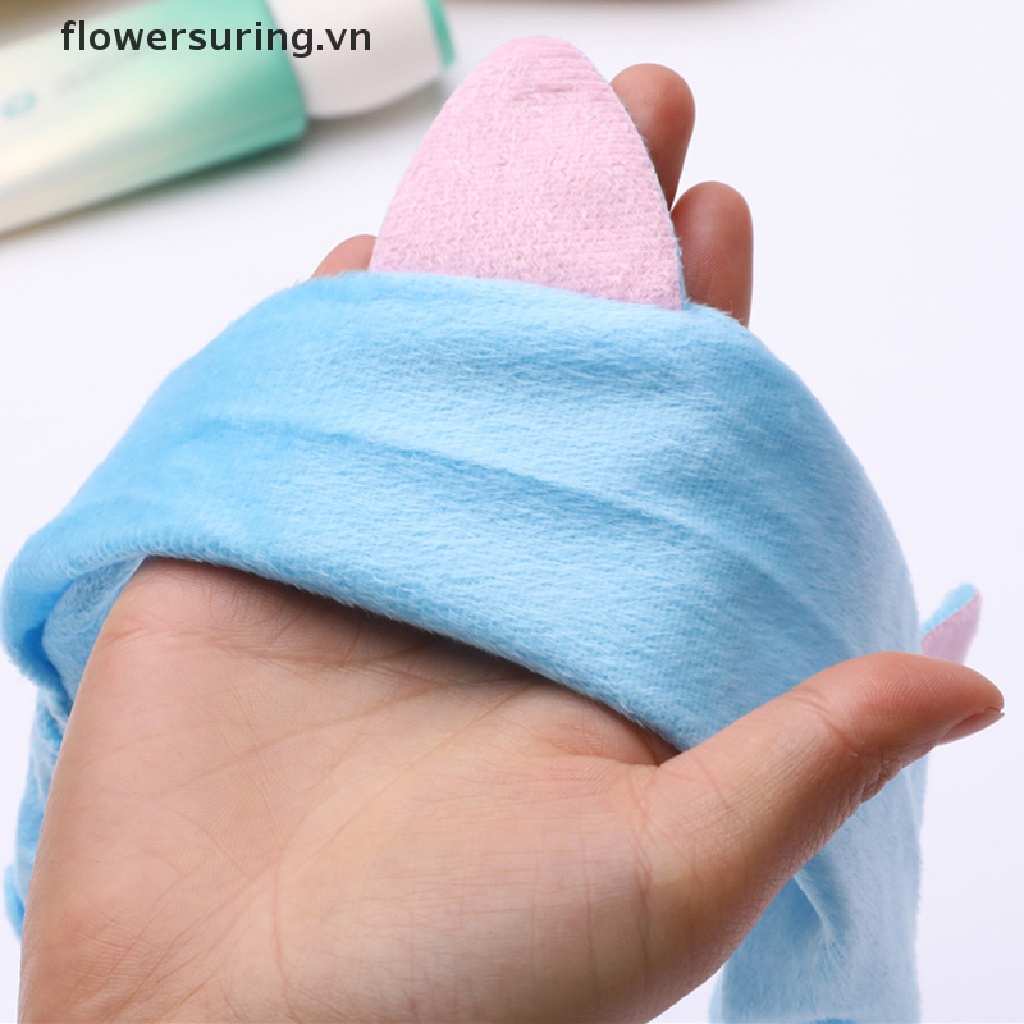 Băng Đô Turban Mềm Mại Co Giãn Trang Điểm / Rửa Mặt Hình Nơ In Họa Tiết Chữ Cho Bé Gái