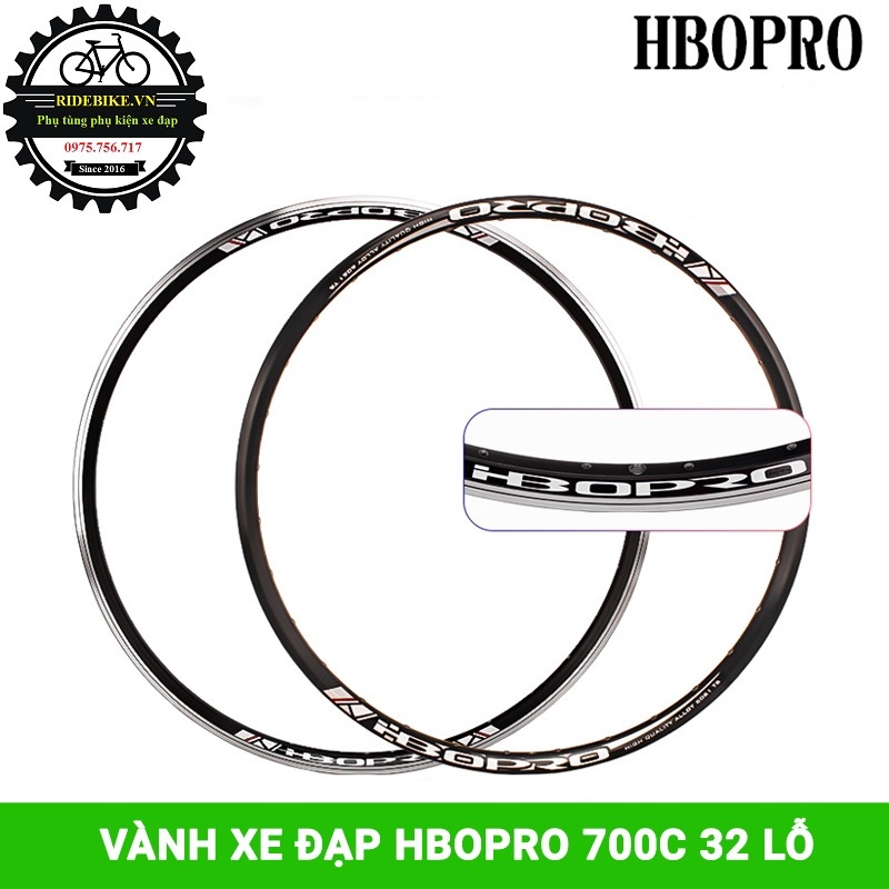 Vành (niền) xe đạp HBOPRO 700c 32 lỗ