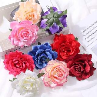 1 Bó Hoa Hồng Lụa Giả Trang Trí 10cm