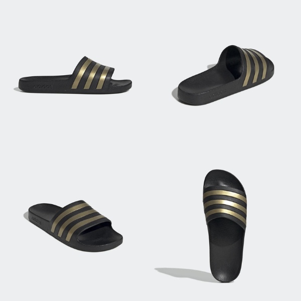 Dép chính hãng adidas adilette aqua xanh rêu nam nữ đúc nguyên khối quai ngang không thấm nước