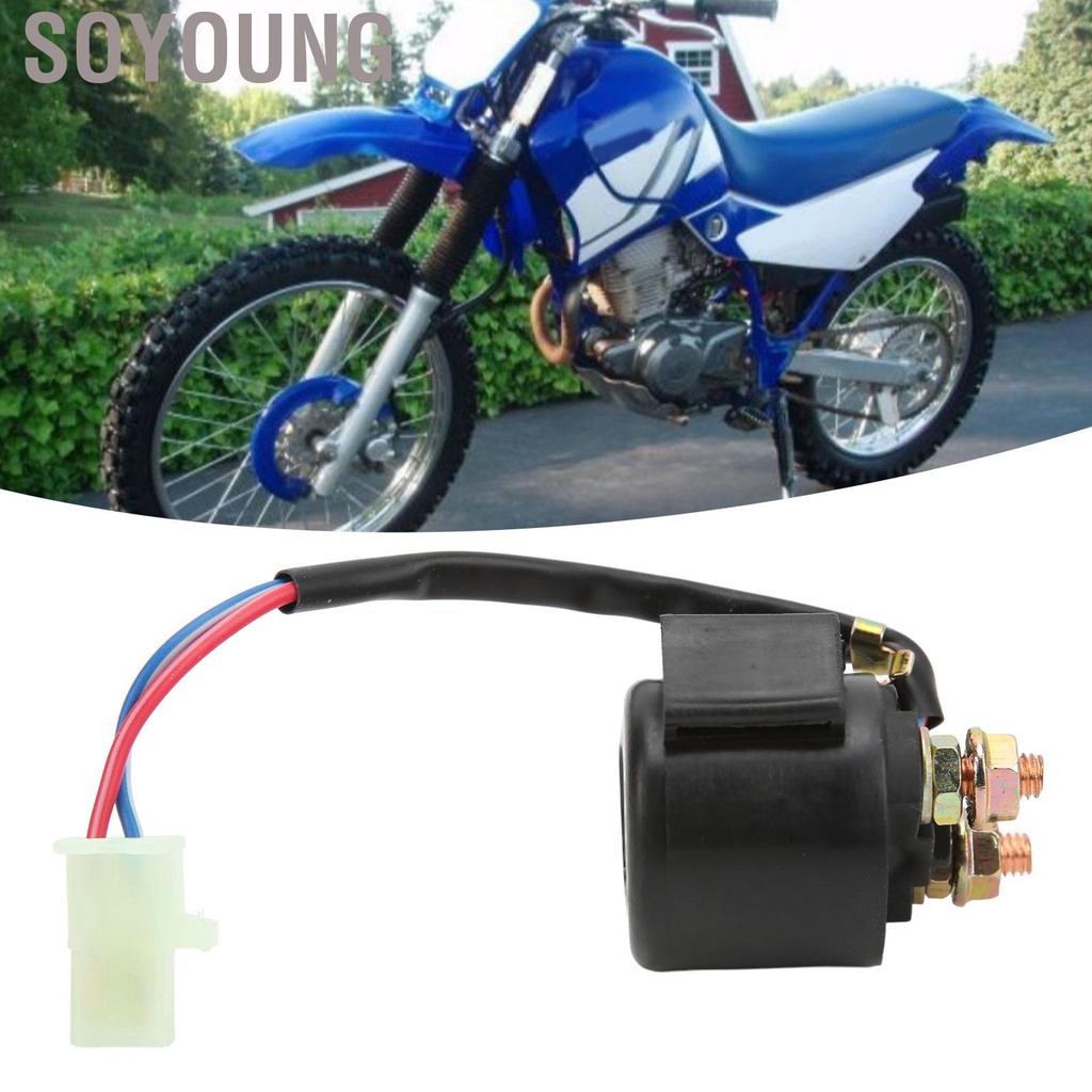 Soyoung Starter Solenoid Relay Motor Strong Compatibility Replacement for TTR225 TTR250 XV500 XV750 XV920 ATV Dirt