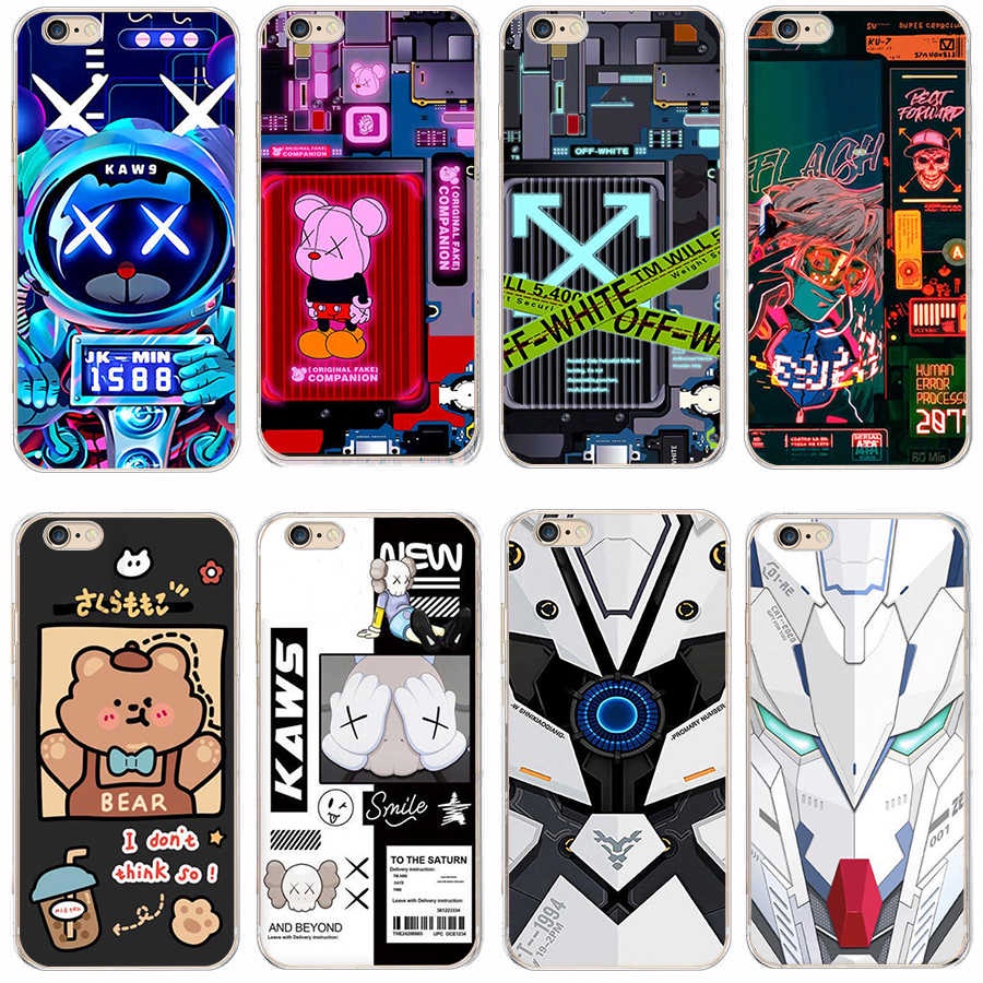 Ốp Lưng Silicone TPU Mềm Cho iPhone 4 4s 5 5S se 6 6s Plus