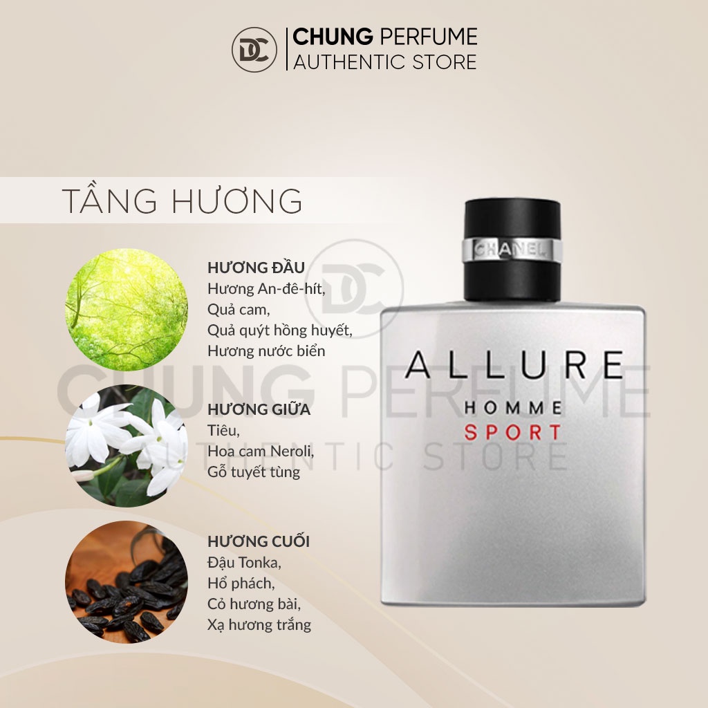 Nước Hoa Nam Allure Homme Sport EDT mẫu thử 2ml 5ml 10ml