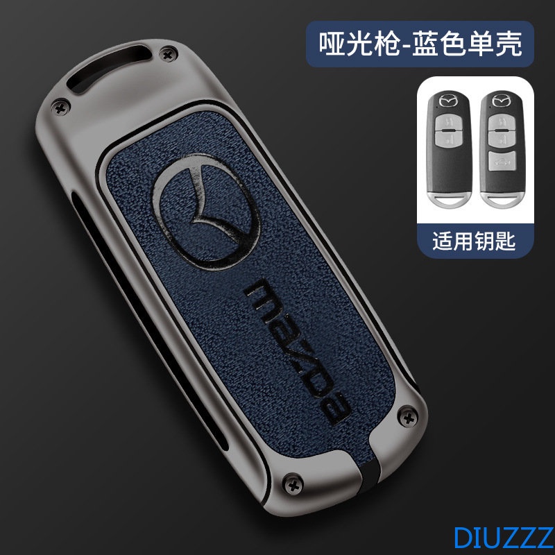 Bao Da Chìa Khóa Xe Hơi Bằng Hợp Kim Kẽm Cho Mazda 2 3 6 Atenza Axela Demio CX-5 CX5 CX-3 CX7 CX-9 2015 2016 2017 2018 2019