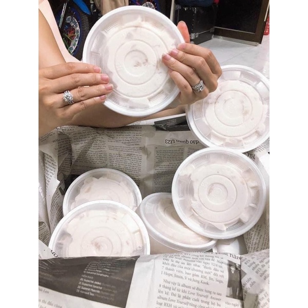 Hộp 500gr KEM NHÃN TƯƠI