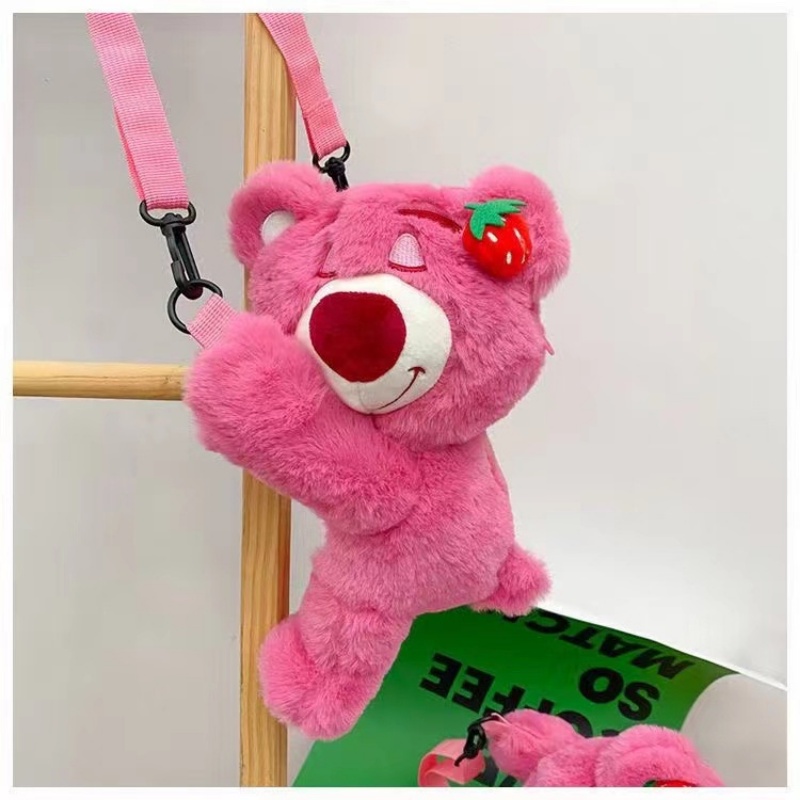 Túi Đeo Chéo Hình Gấu Bông Hoạt Hình Phong Cách Phương Tây Cho Nữ túi đeo chéo hình gấu