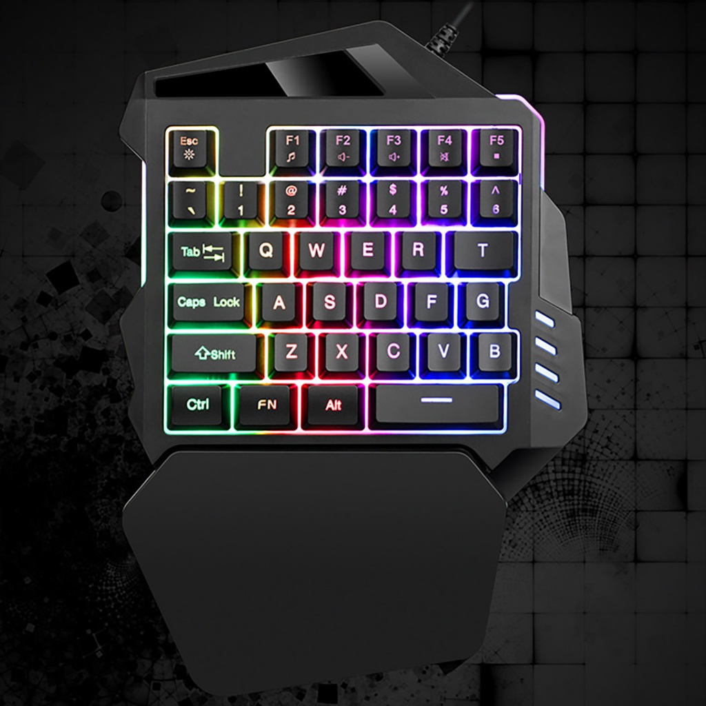 Bàn Phím Chơi Game Một Tay Cầm Chống Trượt Hình Hoa Hướng Dương Cho PS4