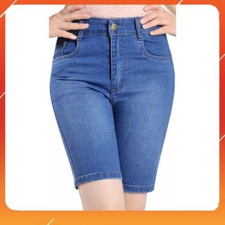 Quần ngố jeans nữ cao cấp co giãn,quần bò lửng