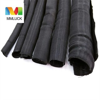 Vỏ Bọc Bảo Vệ Dây Cáp Điện / Dây Cáp Bện Màu Đen Tiện Dụng