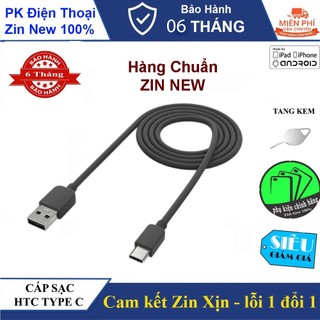 Cáp sạc nhanh HTC (Type - C) Chính hãng, dài 1,2m dây to siêu bền - BH 2 năm