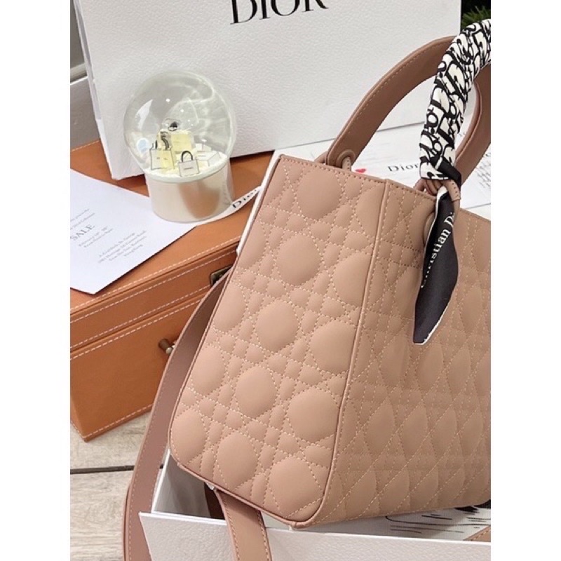 ✅ TÚI CD LADY SUPVIP - Size 24cm - Da cừu cán