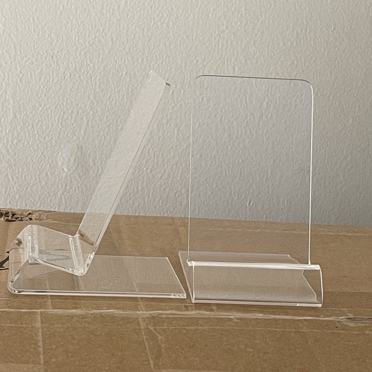 Đế, kệ trưng bày điện thoại, ví da, sản phẩm…Mica cao cấp  trong suốt
