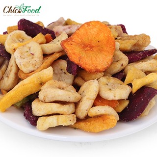 Hoa quả sây thập cẩm ( Chuối, khoai, mít, ...sấy)