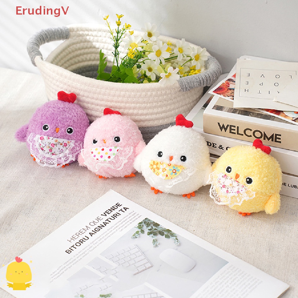 [ErudingV] Móc Khóa Gà Nhồi Bông Mini 10cm