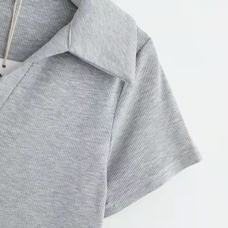 Áo cổ polo COZOK ngắn tay thời trang dành cho nữ