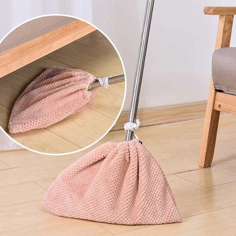 Khăn Lau Khô Và Ướt Bằng Vải Nhung San Hô Mềm Mại Thấm Hút Nước Mạnh Có Thể Tái Sử Dụng Cho Cửa Sổ / Trần Nhà