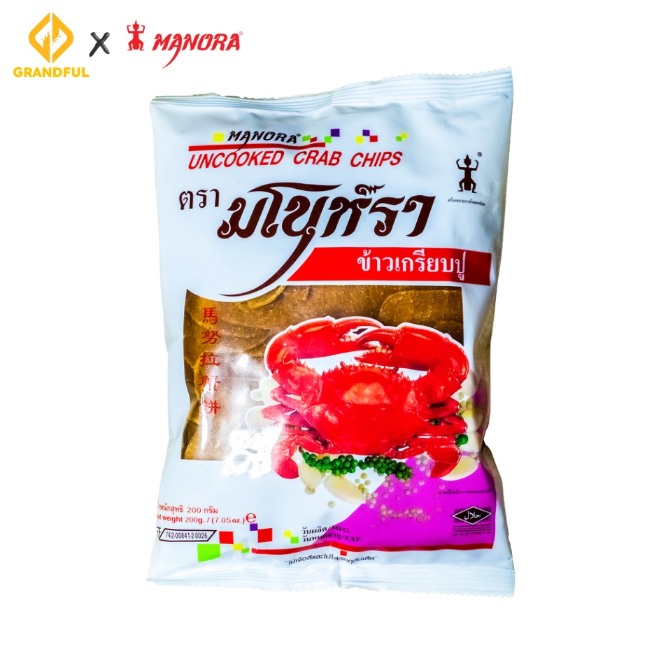 Bánh Phồng Tôm/Cua Chưa Chiên MANORA 200g