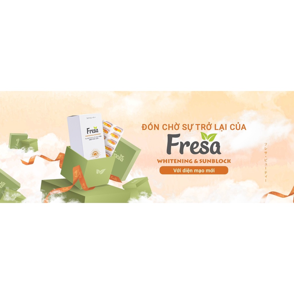 Fresa Viên uống chống nắng nội sinh 90v