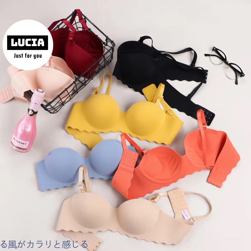 Áo lót ngực nữ không gọng LUCIA nâng ngực áo ngực cao cấp tôn vòng 1 Mã ANM-40
