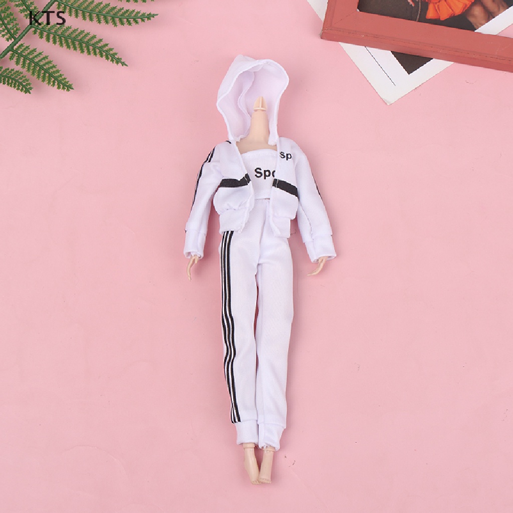 Bộ Trang Phục Thể Thao 3 Món Thời Trang Cho Búp Bê 1 / 6 30cm