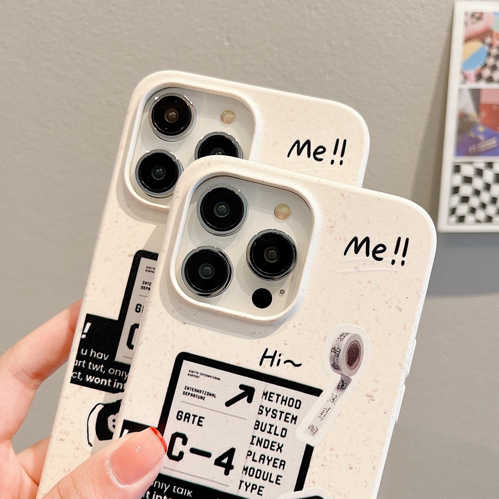 Ốp Điện Thoại In Chữ Tiếng Anh Phong Cách Âu Mỹ Cho Iphone 14pro / max 13 11 / 12