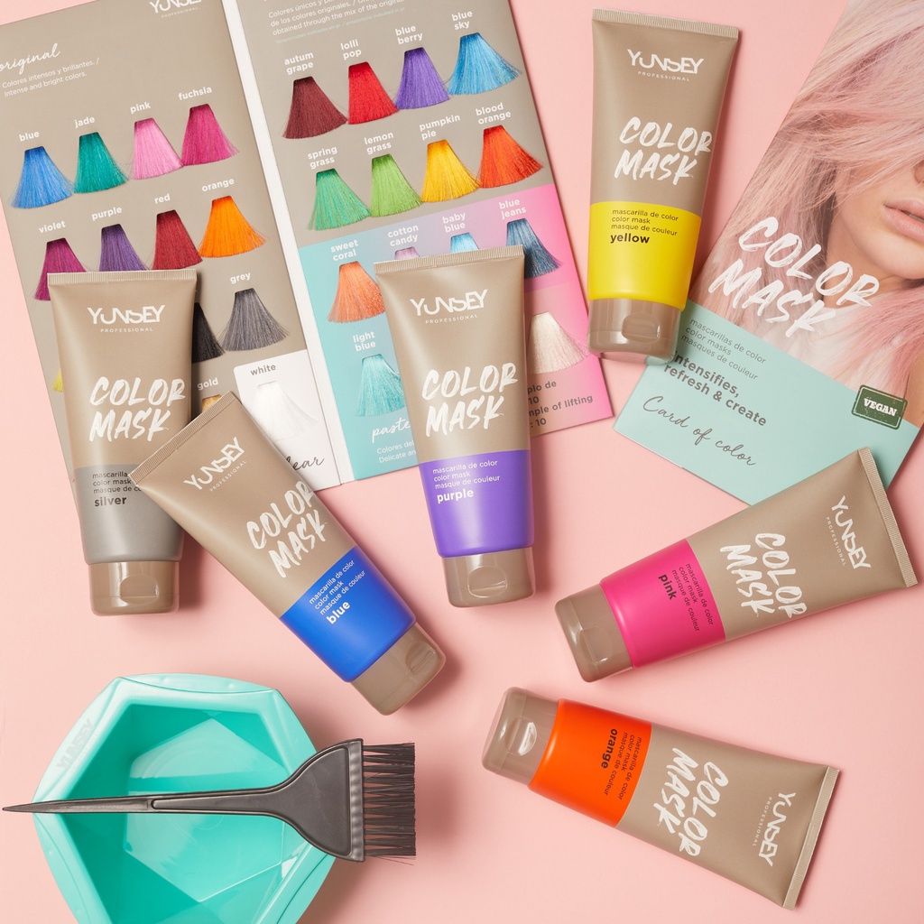 Mặt nạ dưỡng màu tóc nhuộm Color Refresh Mask Yunsey 200ml - new