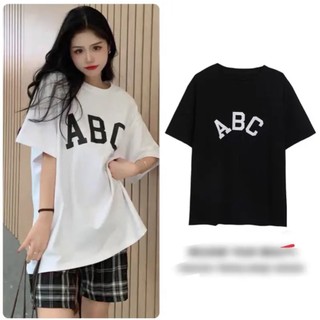 Ao phong cottong in hinh chu abc-nthboutique