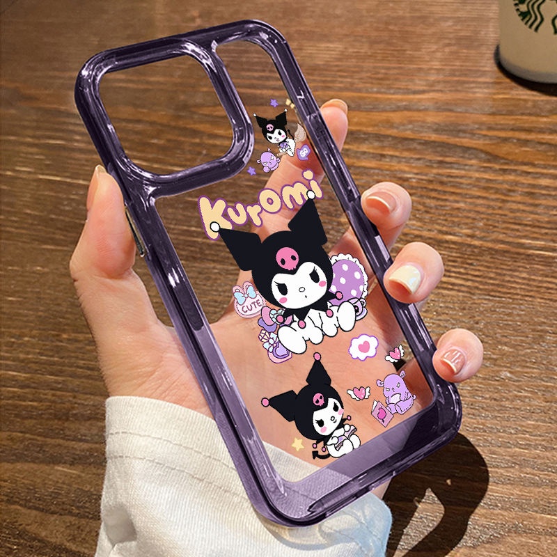 Ốp Điện Thoại Chống Rơi In Hình Kuromi Cho Iphone 14 / 13 / 12 Pro ProMax 14 Plus 11 X XR XSmax
