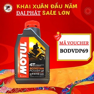 Nhớt motul scooter power le 5w40 1l