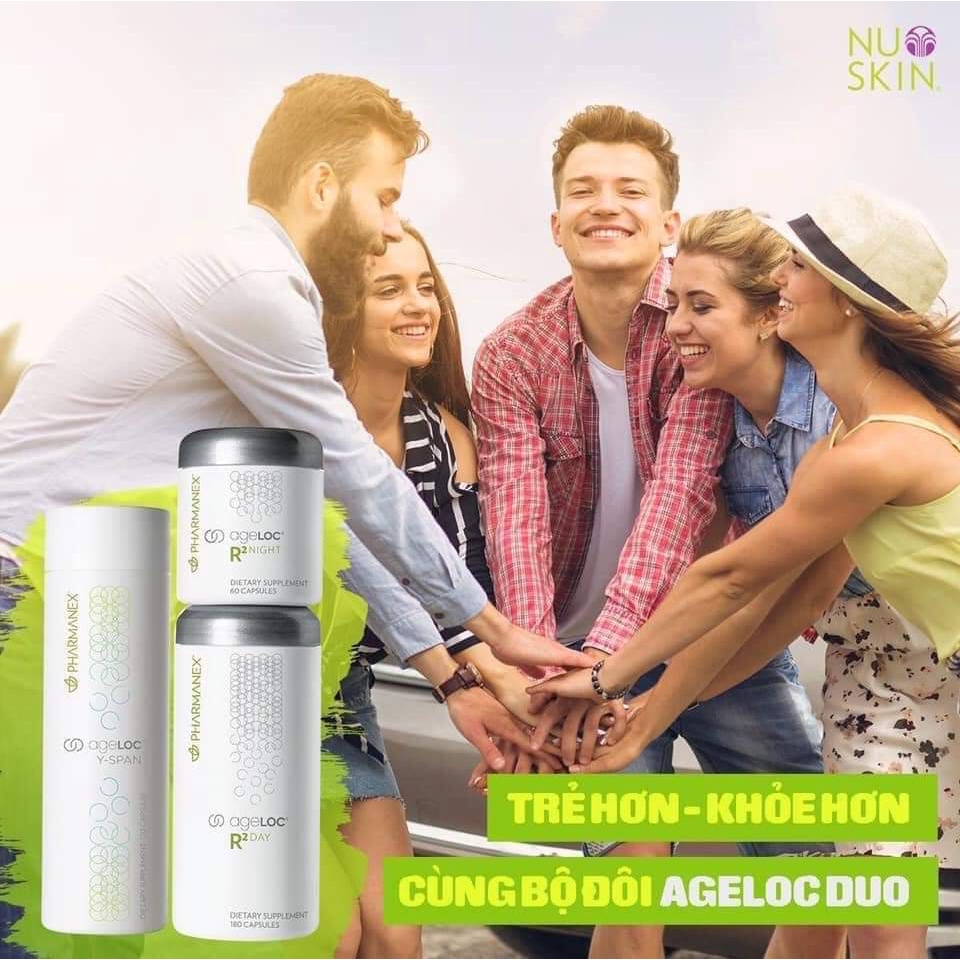 {Chính hãng, date mới nhất công ty}Ageloc R2 Nuskin 180v