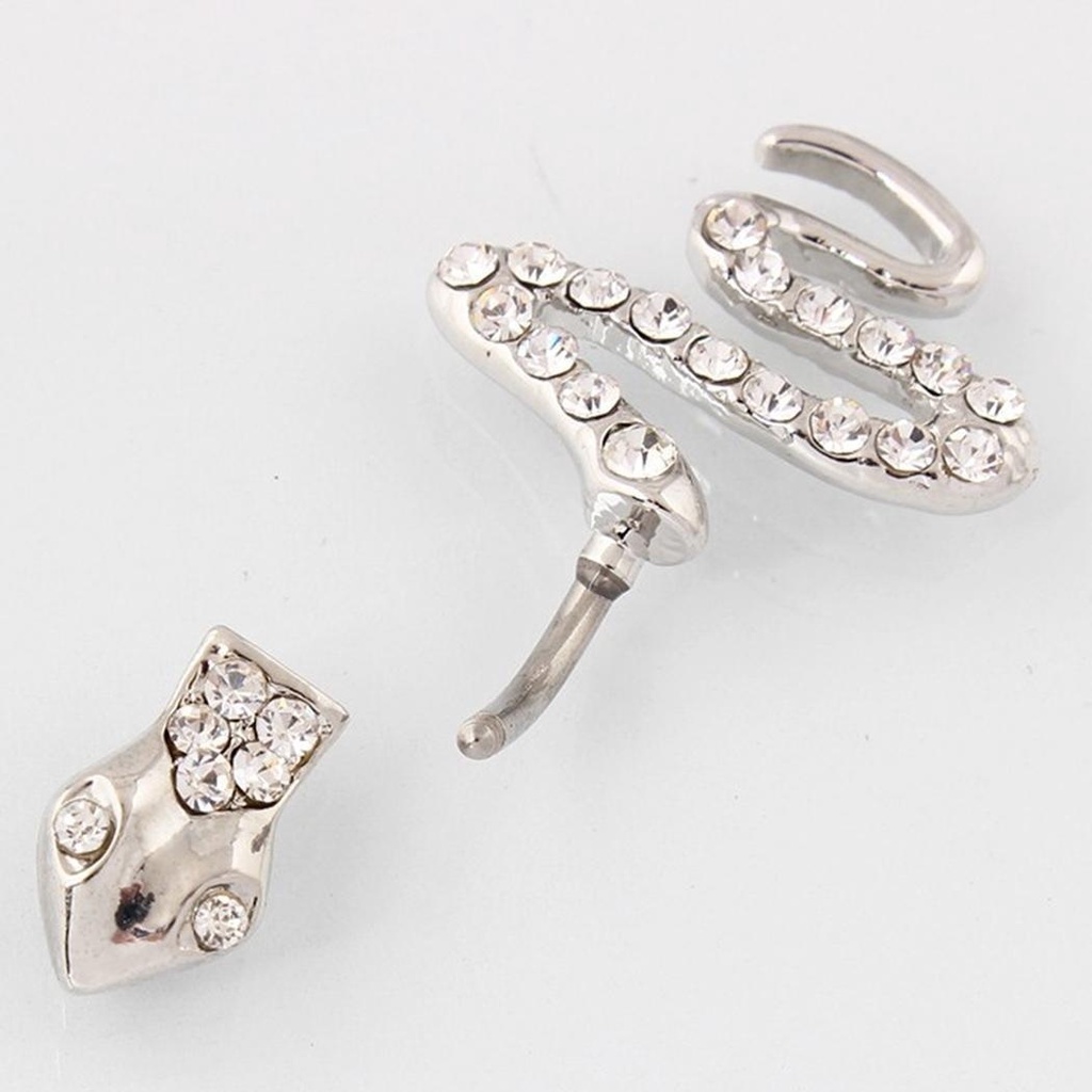 1 Khuyên Rốn Đính Đá Hình Hoa / Bướm / Giọt Nước Thời Trang Cho Nữ