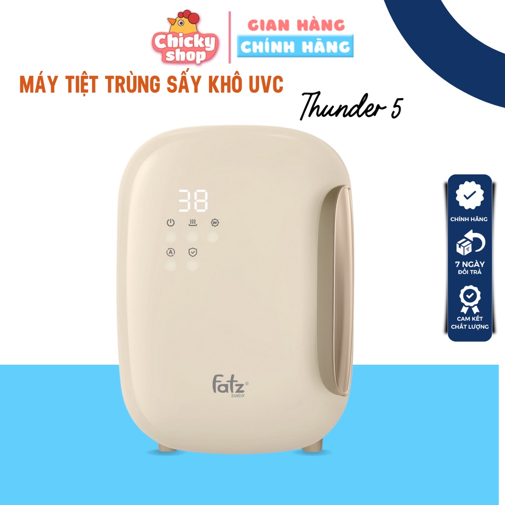 Máy tiệt trùng sấy khô UVC Thunder 5 16L FatzBaby - FB4710TN