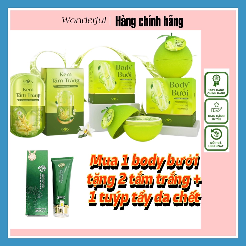 Kem Body bưởi trắng da cốt ủ Bưởi son (Chính Hãng).