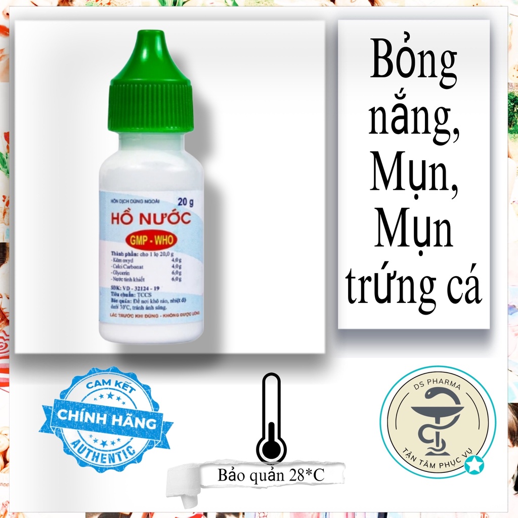 Hồ Nước Hóa Dược bôi v.i.ê.m da, làm dịu da