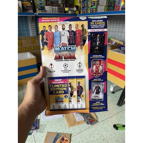 Gói Thẻ Multi Pack Match Attax Champions League Mùa 22/23 ( 31 Thẻ )