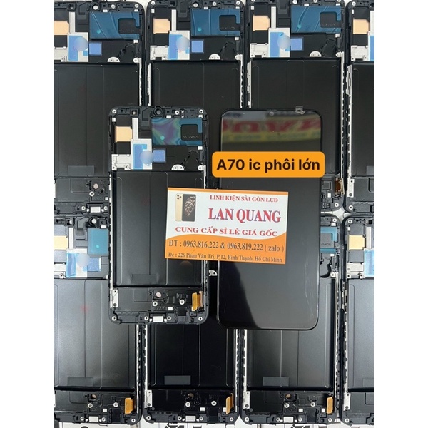 Màn hình Samsung galaxy A70 oled 2ic full khung phôi to như zin