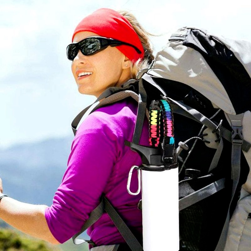 Vỏ Bọc Bình Nước Cách Nhiệt Đa Năng Có Dây Đeo Tiện Dụng Mang Theo Du Lịch / Cắm Trại