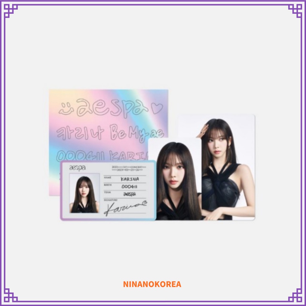 Sticker Dán Trang Trí Hình Beyond Live - 2023 Aespa 1St Concert 'Synk' Th Id + B