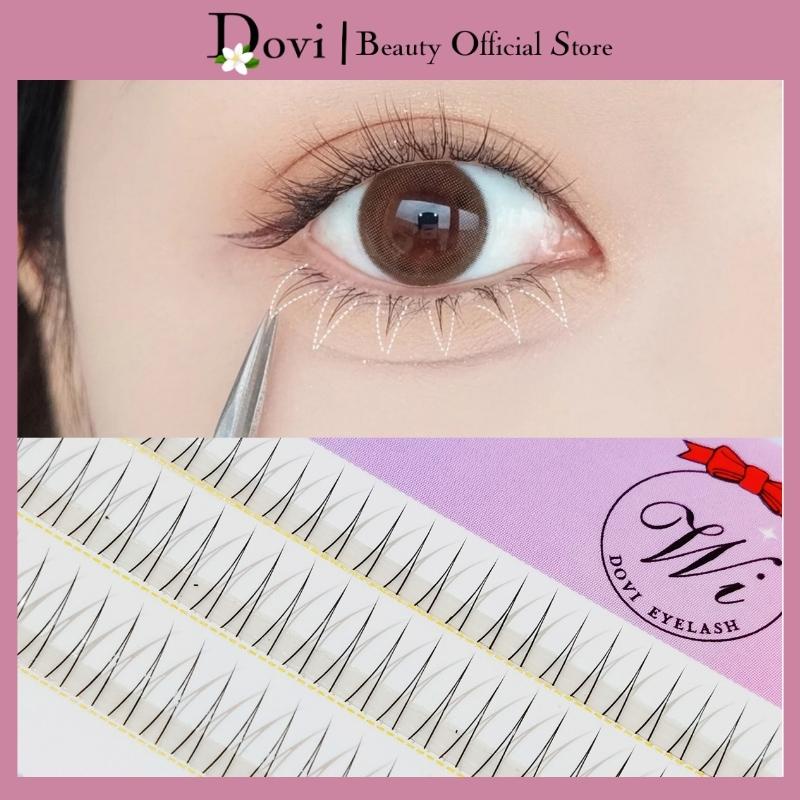 Mi Giả Tách Sợi, Mi Dưới, Kết Hợp Với Các Loại Mi Sợi Chữ V Có Hộp Đựng Mi Khay Để Tự Nối Mi Tại Nhà