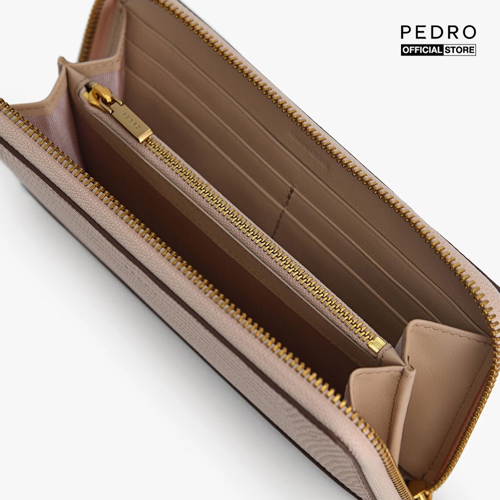 PEDRO - Ví nữ dáng dài Lizard Effect Leather PW4-15940080-35