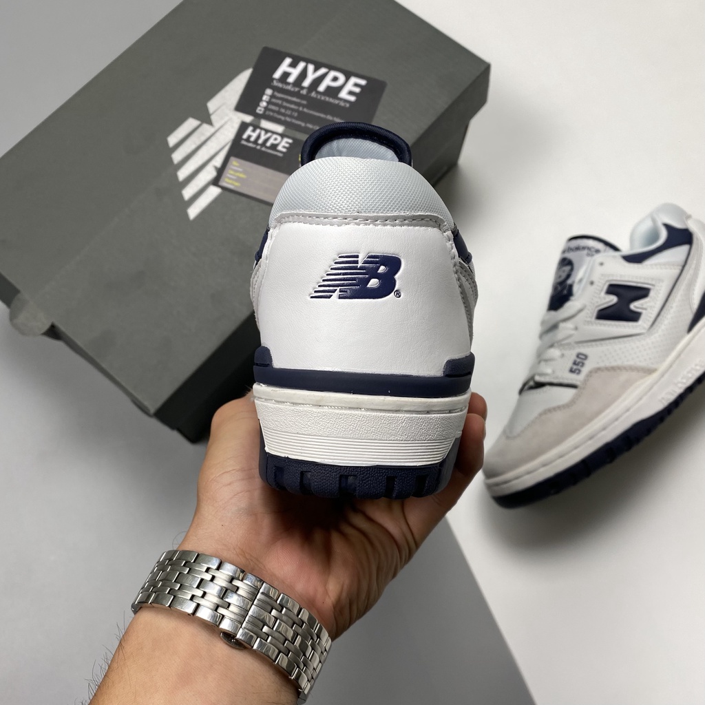 Giày New Balance 550 Navy  - Hype Sneaker | Phiên bản high quality.