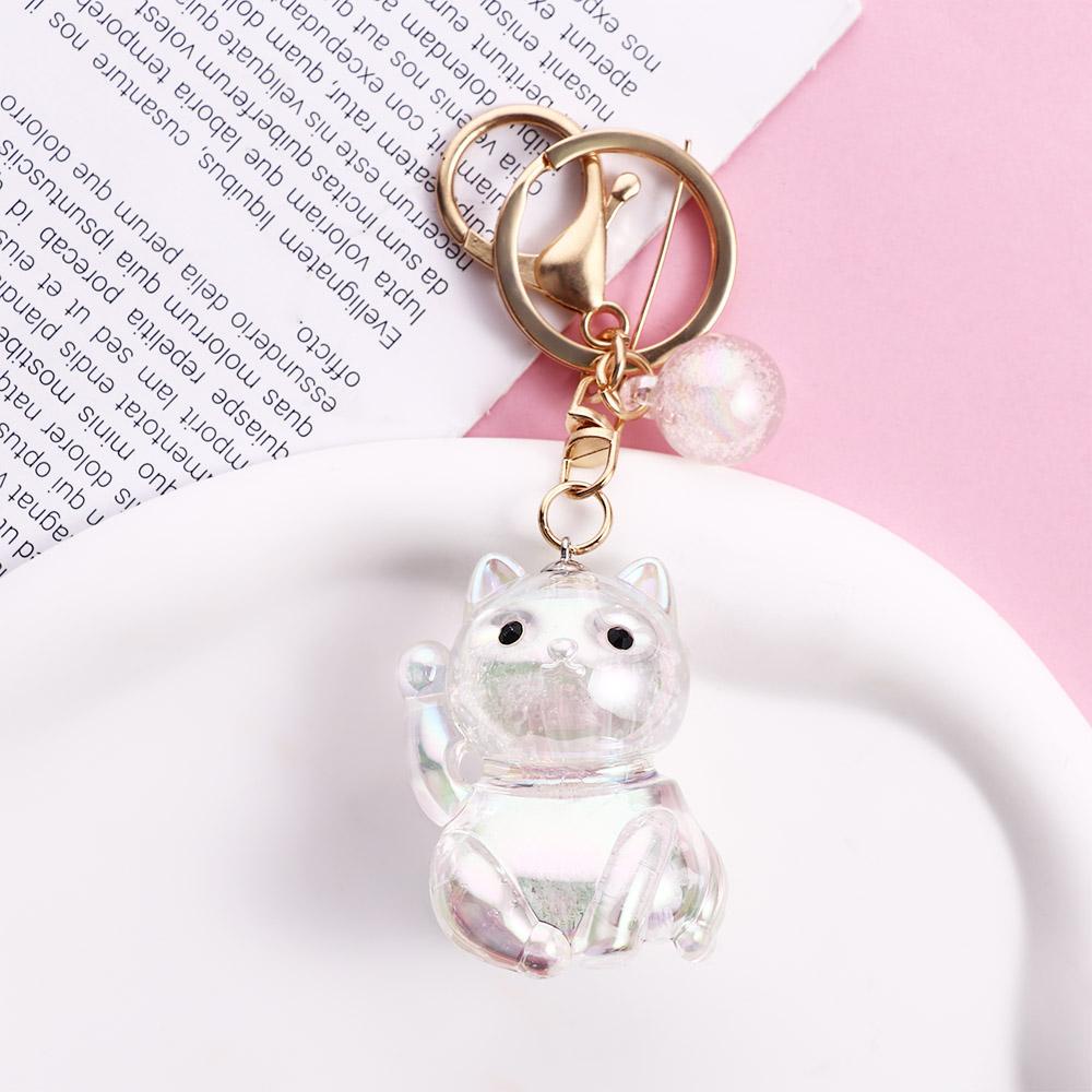 NICKOLAS Móc Khóa Acrylic Họa Tiết Hoạt Hình Sáng Tạo Phong Cách Hàn Quốc Dành Cho Nam