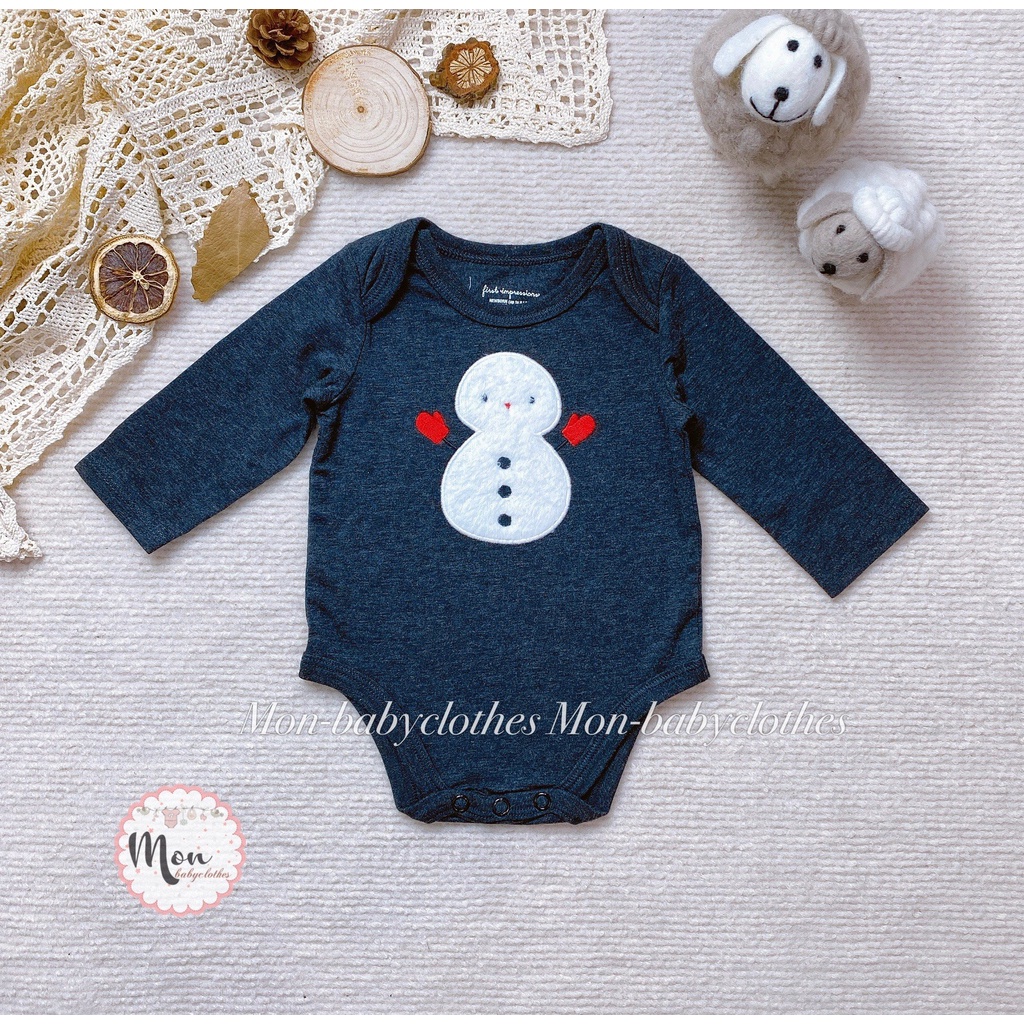 BODY chip dài tay 0-3 tháng