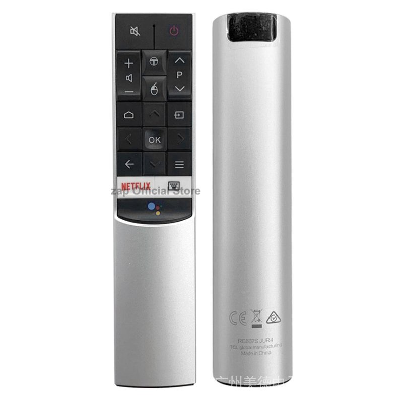 RC602S JUR4 Mới Dành Cho Tivi Thông Minh TCL Điều Khiển Từ Xa Bằng Giọng Nói w / Netfilx App P4 P6 C