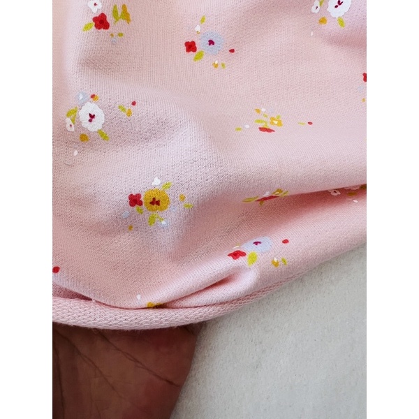 Vải da cá mỏng hoạ tiết nhí tông màu pastel