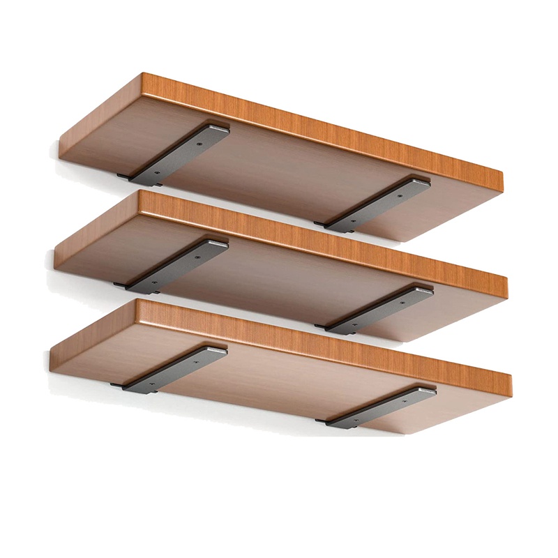 Set 2 Giá Đỡ Kệ Gắn Tường Bằng Sắt Kích Thước 10 Inch Phong Cách Hiện Đại