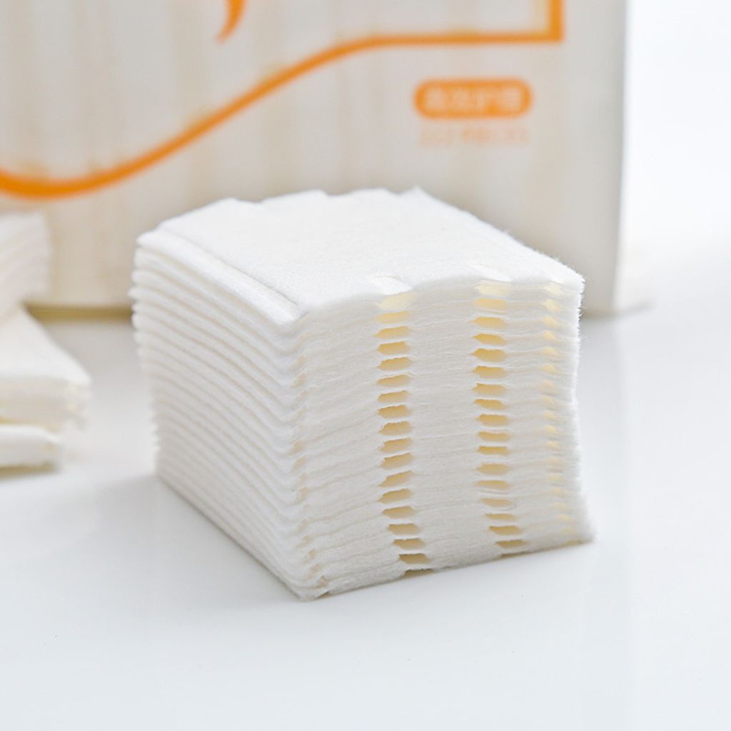 Bông tẩy trang 3 lớp Cotton Pads 222 miếng 100% cotton mềm mịn