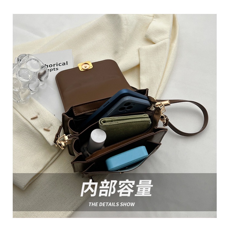 Túi Đeo Vai Hình Vuông Cỡ Nhỏ Thiết Kế Thời Trang Cao Cấp Dễ Phối Đồ