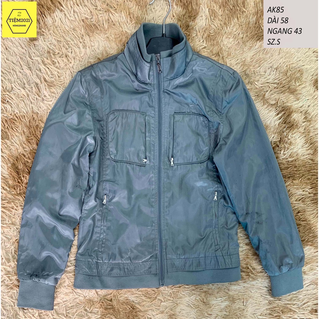 AK85 Áo khoác gió hiệu form nhỏ size S hàng 2hand TIEM2021